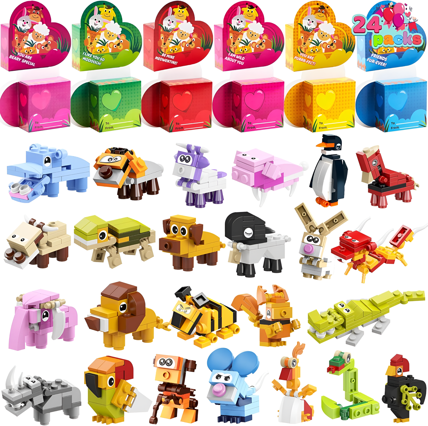 Amorette™ Building Blocks Valentine Set